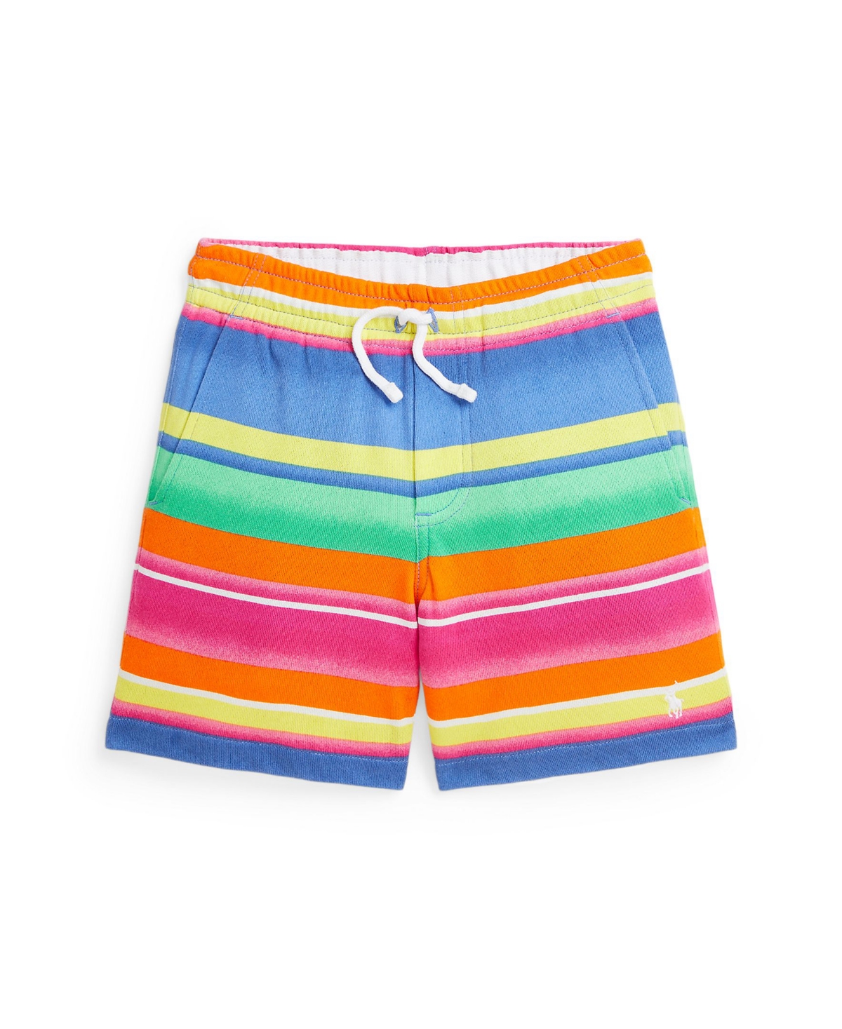 Shop Polo Ralph Lauren Toddler And Little Boys Striped Spa Terry Shorts In Marias Stripe