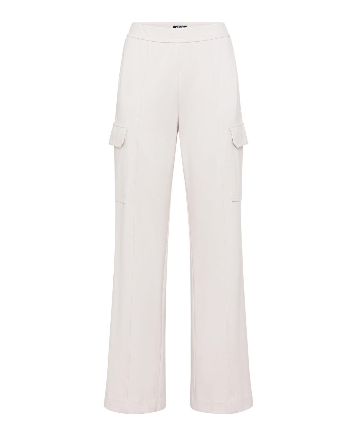 Olsen Anna Fit Wide Leg Jersey Knit Cargo Trouser Pant