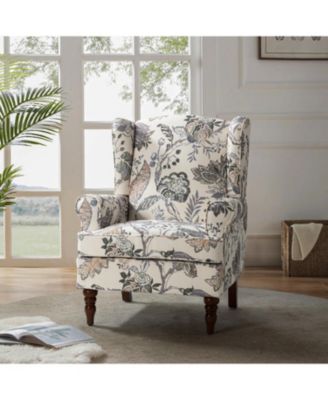 Escanor Traditional Armchair with Pattern Design for Living Room