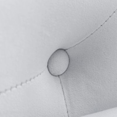 Velvet Chaise Lounge with Storage & Pillow