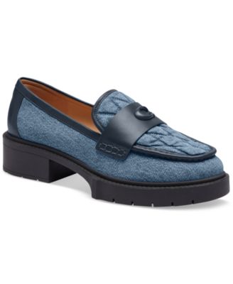 Coach Nettie clog 70s 2024 denim retro heels