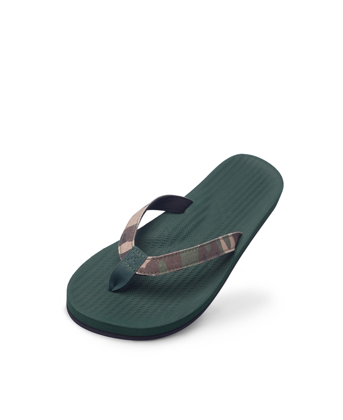 Indosole Women's Flip Flops Camo -camo regular