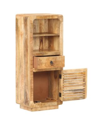 Highboard 17.7"x12.6"x43.3" Rough Mango Wood