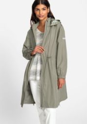 Long Sleeve Collarless Boiled Wool Cropped Jacket - Olsen Fashion