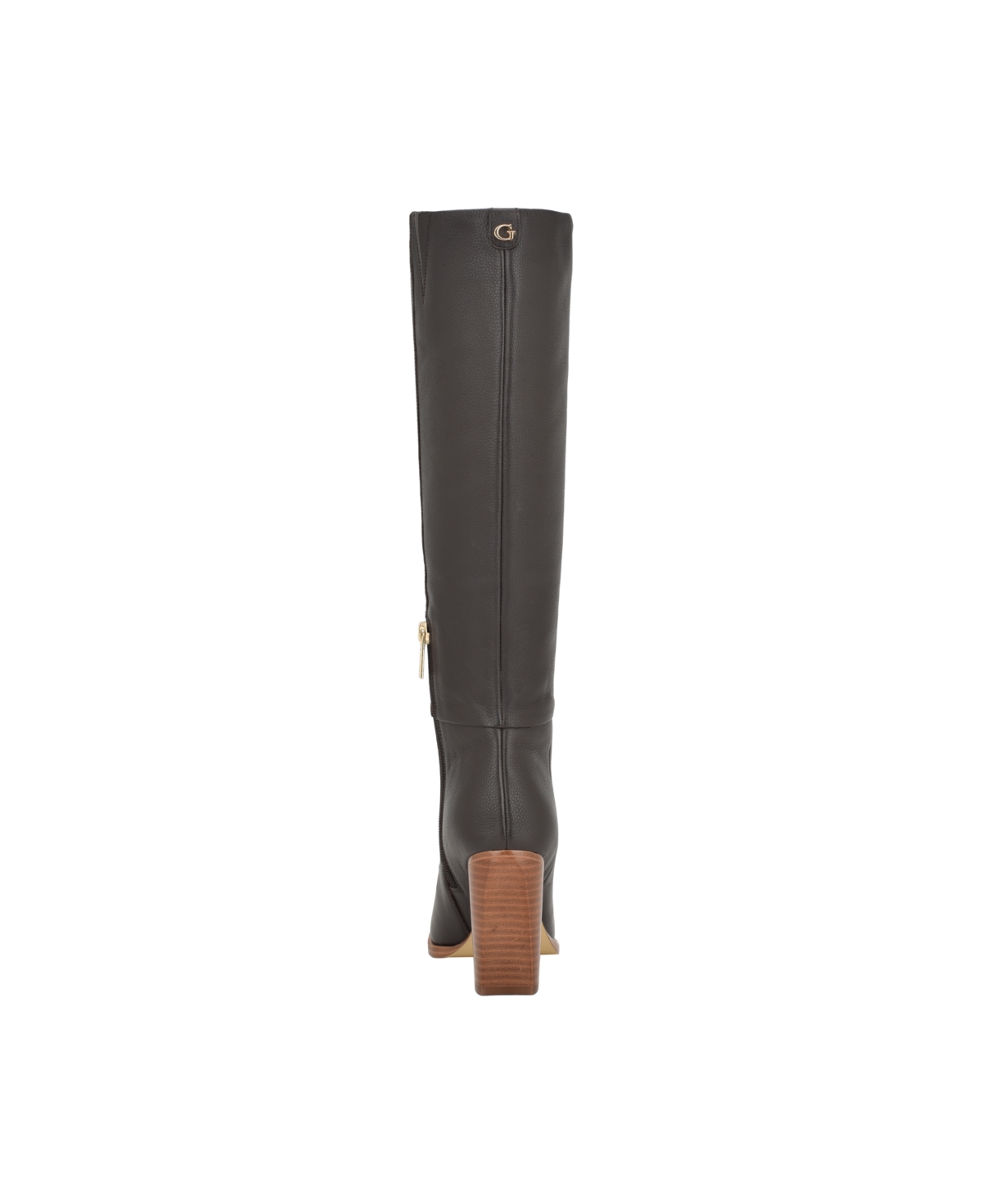 Guess Women's Lannie Block Heel Almond Toe Tall Dress Boots