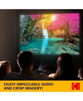 FLIK X1 100” Mini Projector, Portable Pico Projector - Black