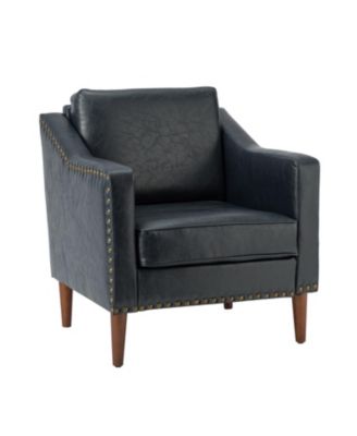 Karena Transitional Armchair with Nailhead Trims