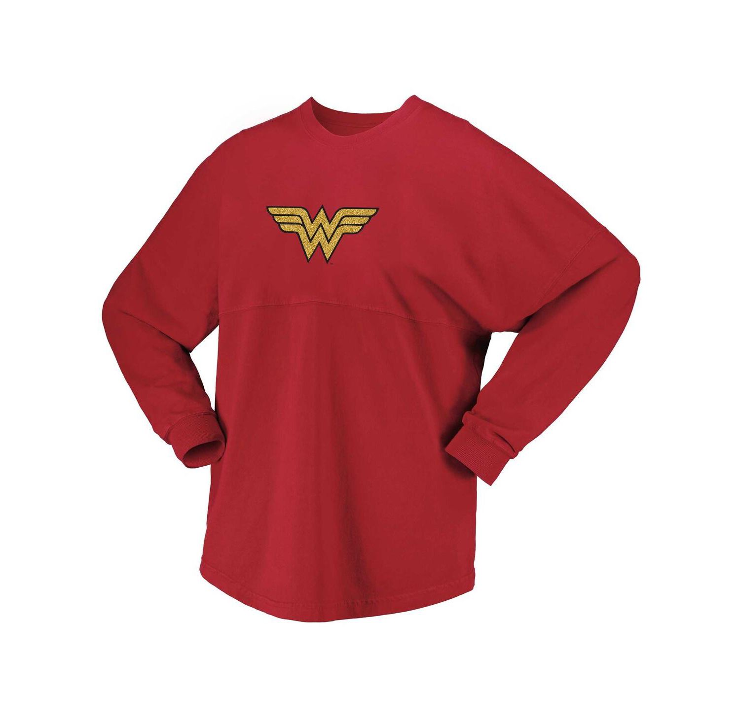 Women's Red Wonder Woman Original Long Sleeve T-shirt