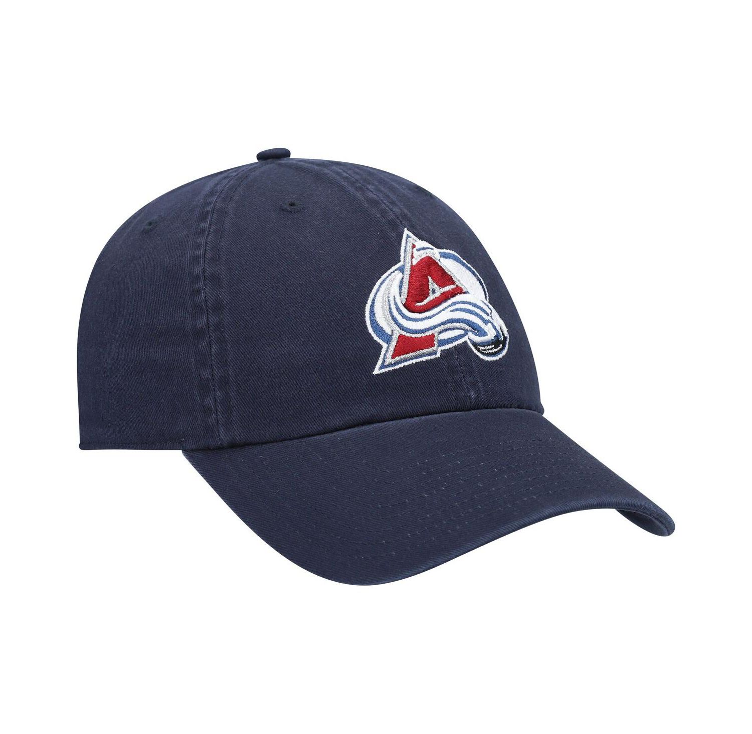 Men's Navy Colorado Avalanche Team Clean Up Adjustable Hat