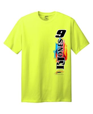Men's Yellow Brandon Jones Menards/Dawn Car T-shirt