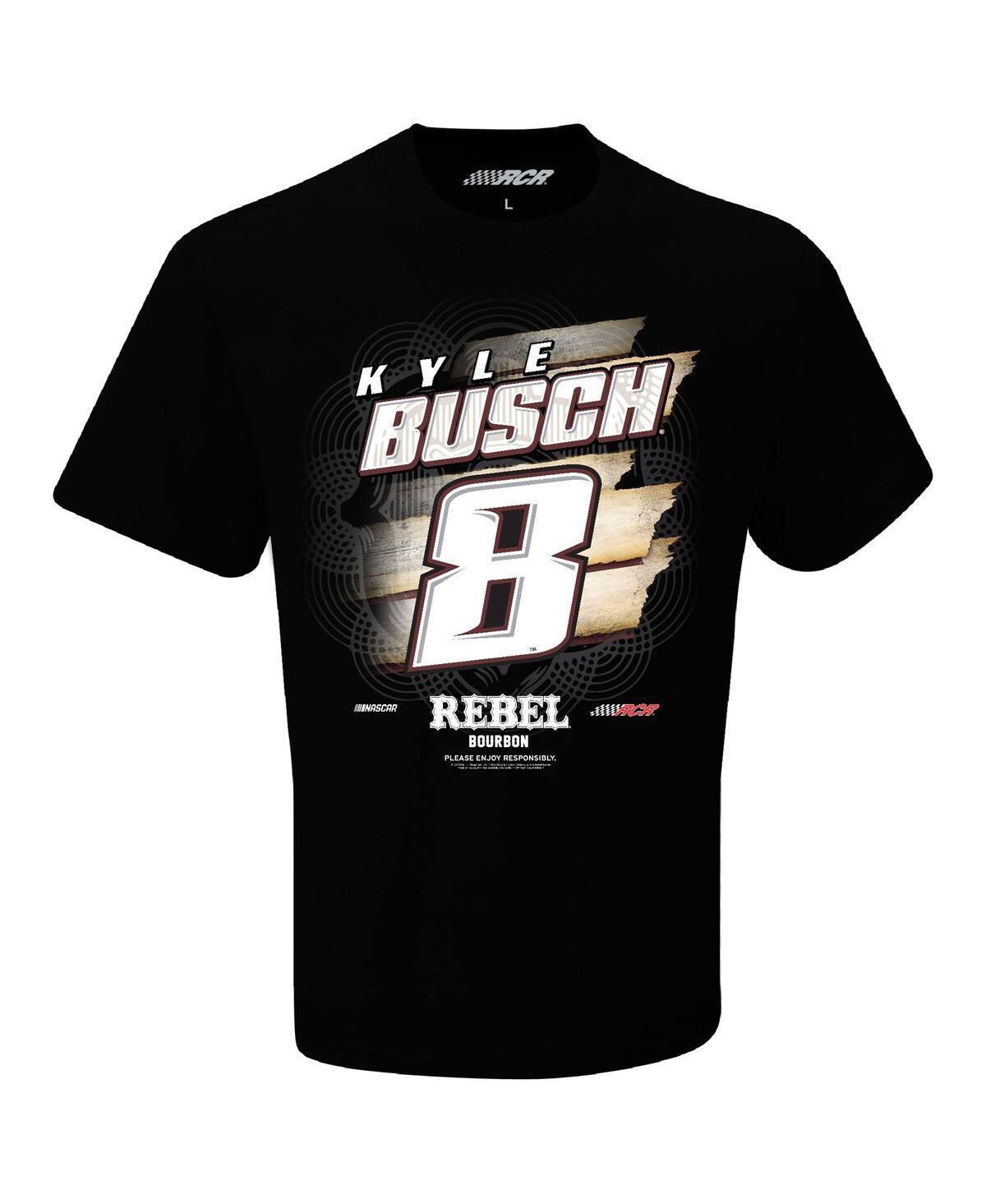 Shop Richard Childress Racing Team Collection Men's  Black Kyle Busch Rebel Bourbon Front Runner T-shirt