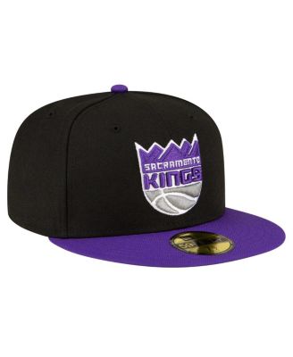 Men's Black, Purple Sacramento Kings 2-Tone 59FIFTY Fitted Hat