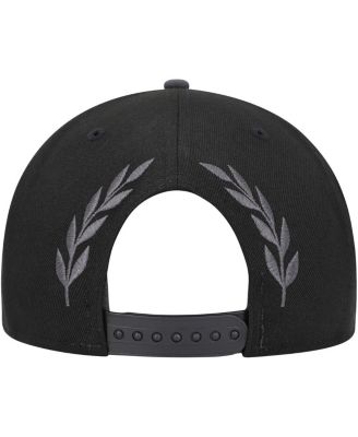 Men's Black Brooklyn Nets Back Laurels 9FIFTY Snapback Hat