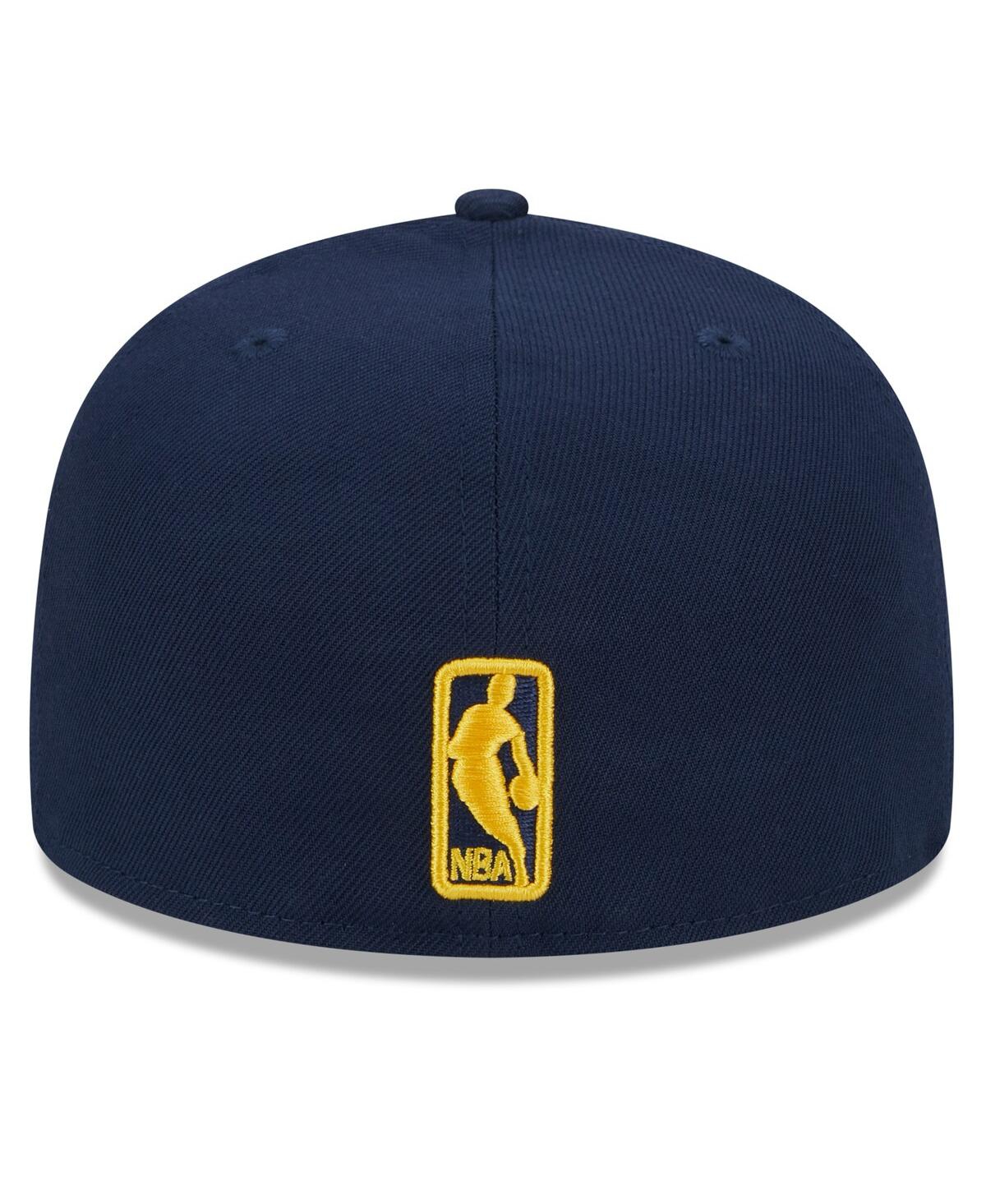Men's New EraIndiana Pacers 2024 Nba All-Star Game Rally Drive Side Patch 59FIFTY Fitted Hat - Navy