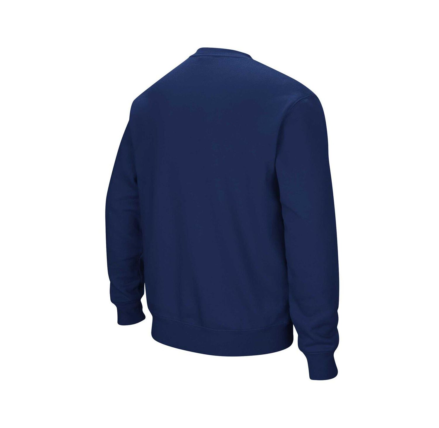 Men's Navy Columbia University Arch & Logo Pullover Sweatshirt
