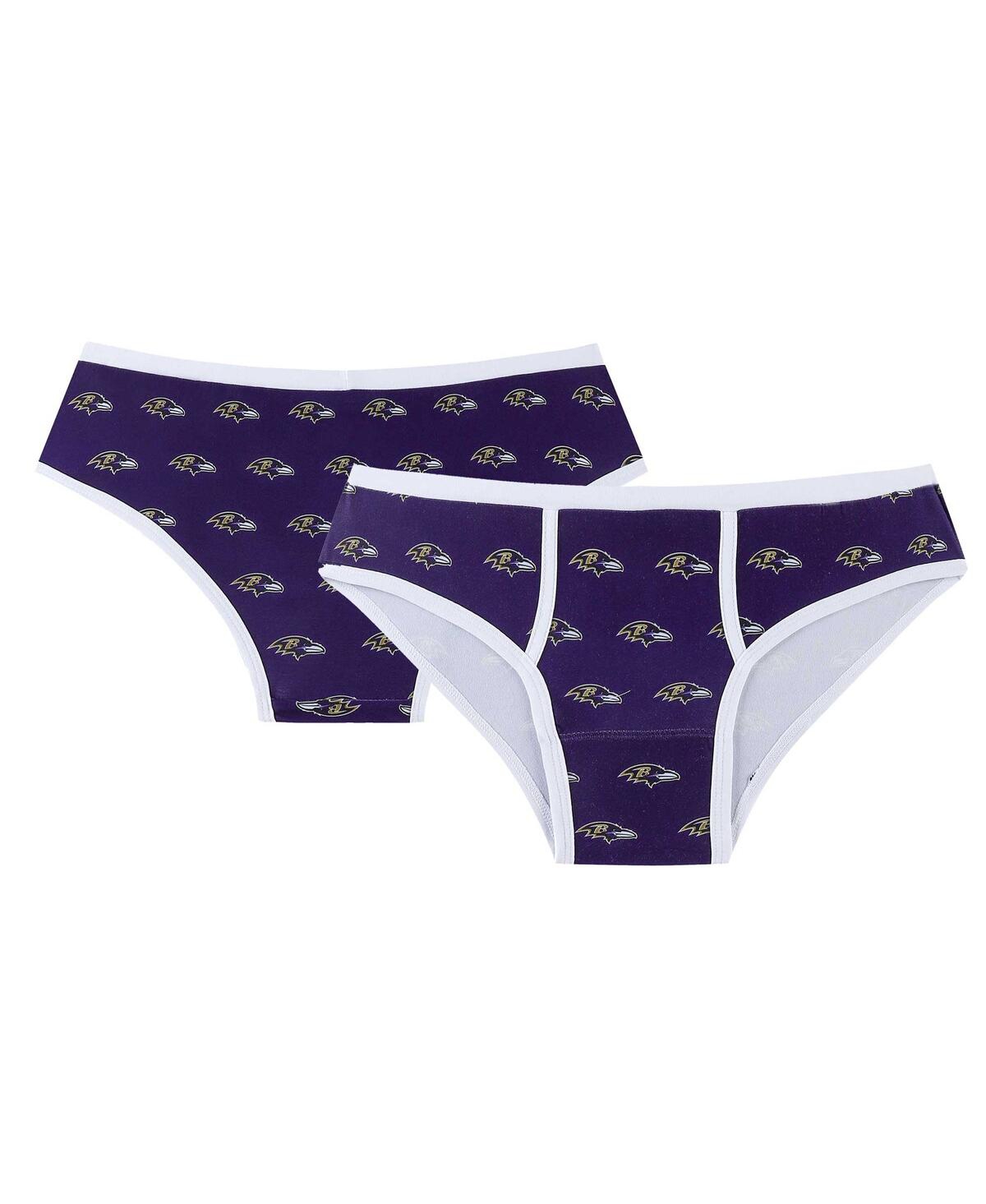 Women's Concepts Sport Purple Baltimore Ravens Gauge Allover Print Knit Panties - Purple