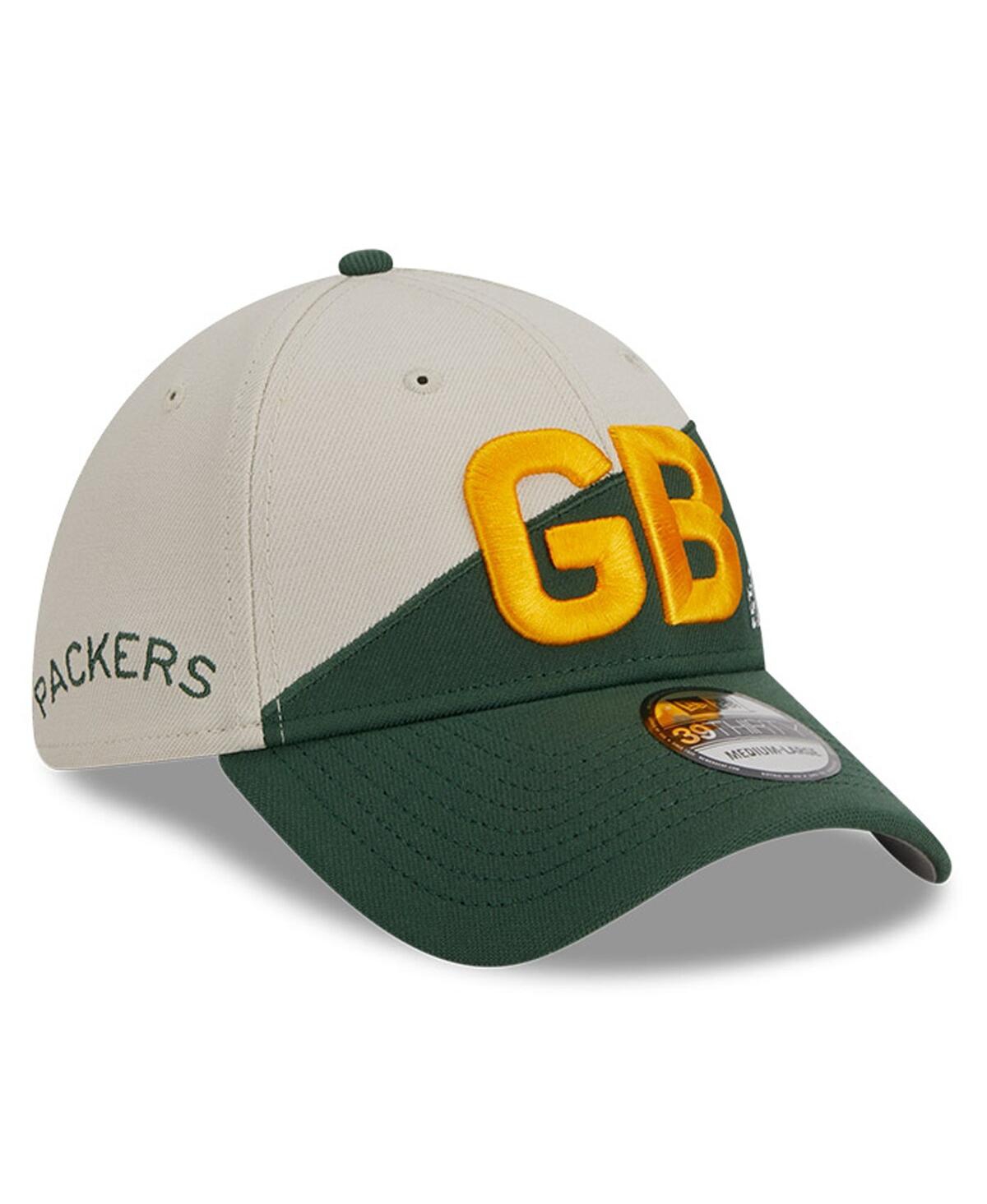Men's New Era Green Green Bay Packers 2023 Sideline Historic 39THIRTY Flex Hat - Green