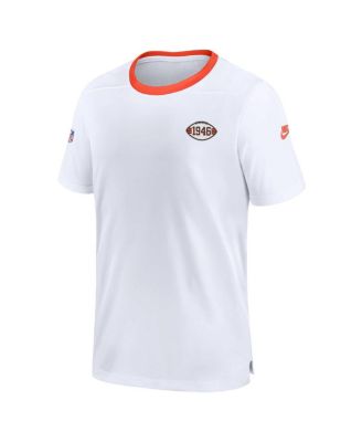 Men's White Cleveland Browns Sideline Coaches Alternate Performance T-shirt