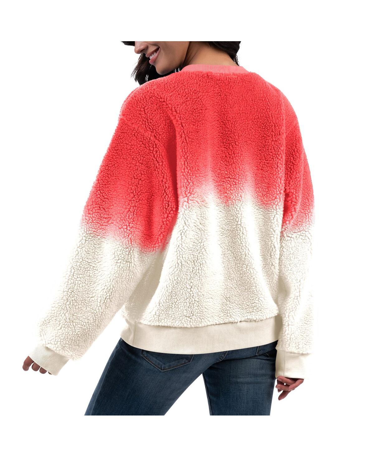 Shop G-iii 4her By Carl Banks Women's  Pink Nascar Merchandise Double Score Sherpa Sweatshirt