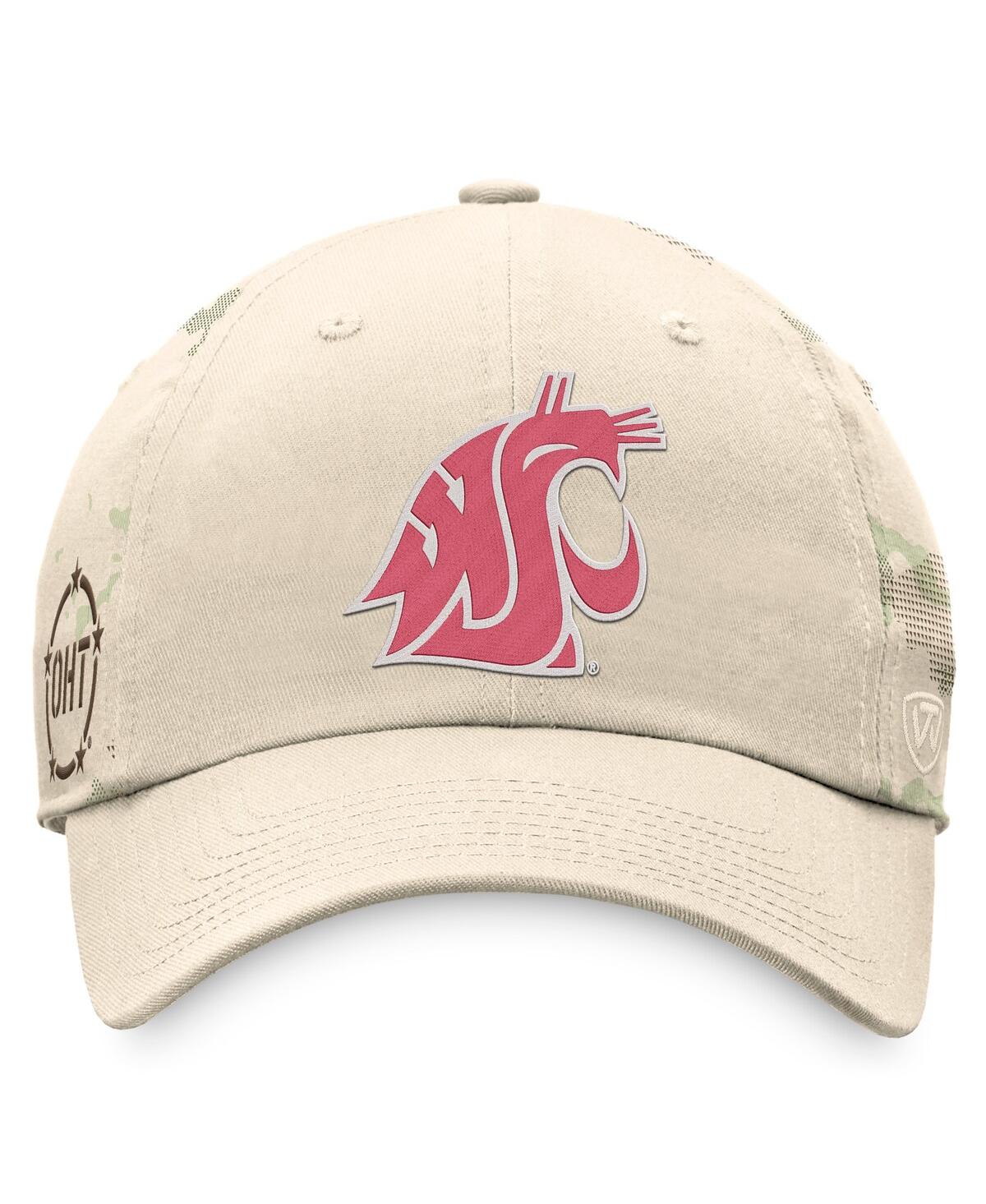 Shop Top Of The World Men's  Khaki Washington State Cougars Oht Military-inspired Appreciation Camo Dune A