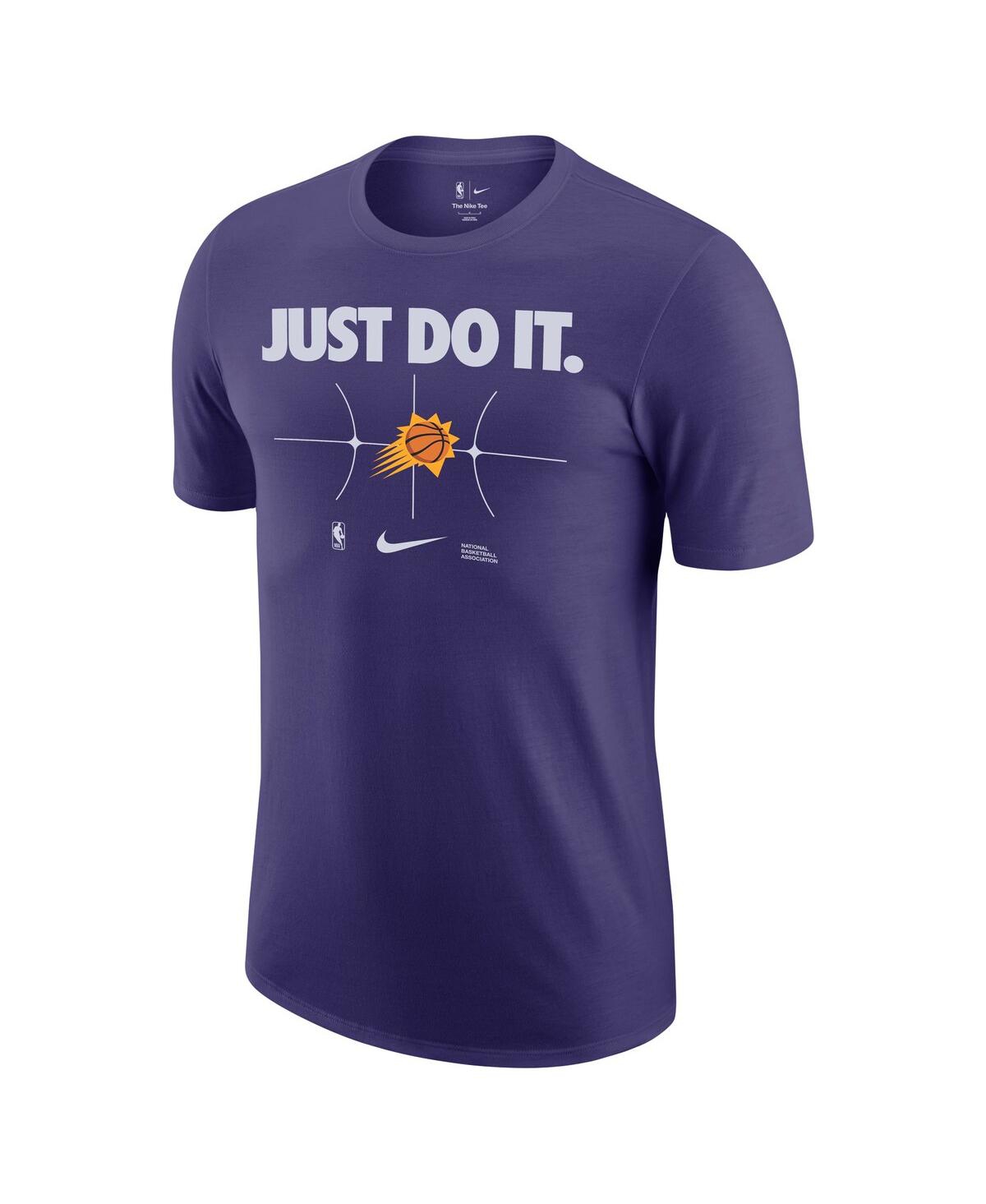 Shop Nike Men's  Purple Phoenix Suns Just Do It T-shirt
