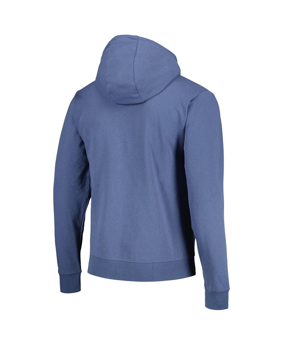 Shop League Collegiate Wear Men's  Blue Distressed Ucla Bruins Bendy Arch Essential Pullover Hoodie