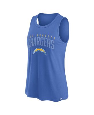 Women's Powder Blue Los Angeles Chargers Classic Rhine Tank Top