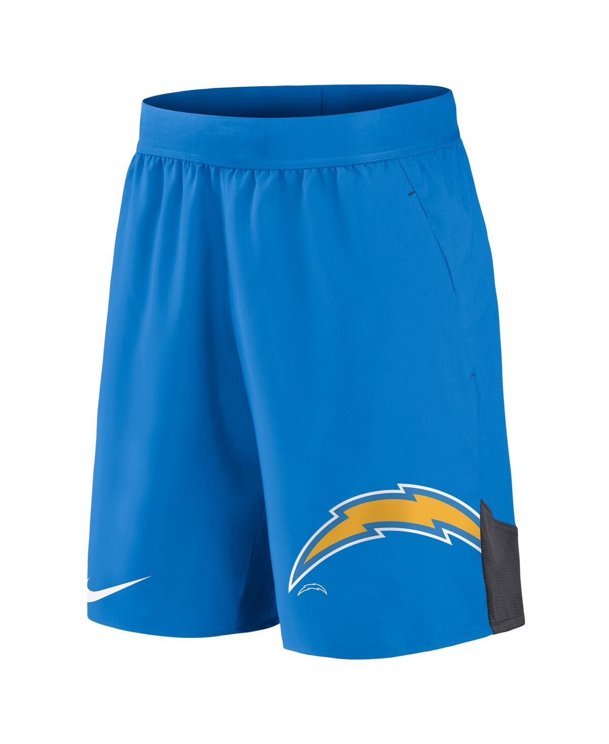 Shop Nike Men's  Powder Blue Los Angeles Chargers Stretch Performance Shorts