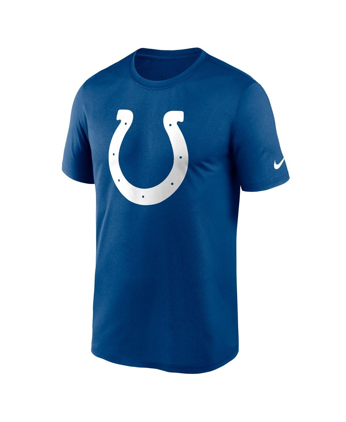Shop Nike Men's  Royal Indianapolis Colts Legend Logo Performance T-shirt