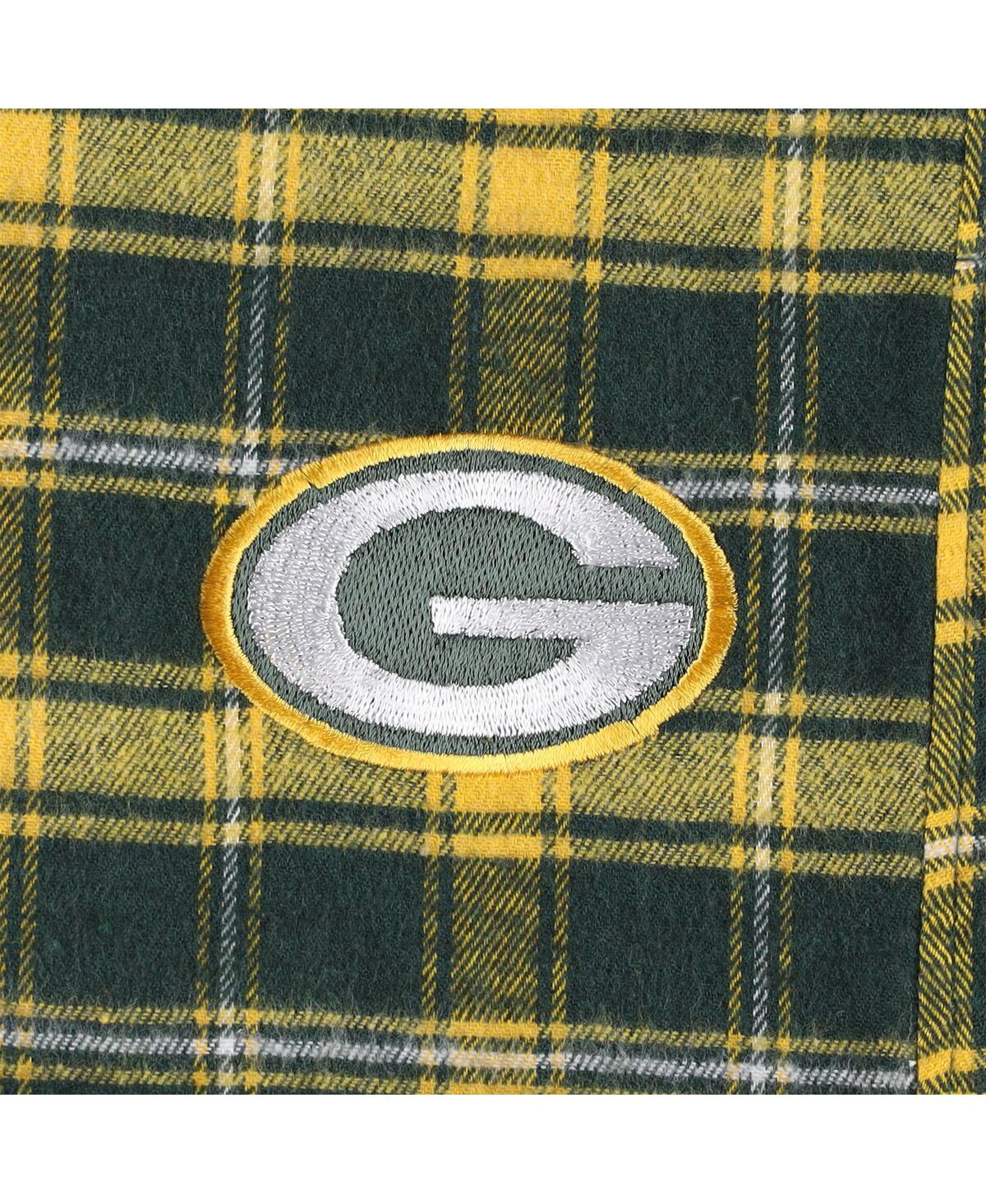 Shop Concepts Sport Women's  Green Green Bay Packers Plus Size Badge T-shirt And Flannel Pants Sleep Set