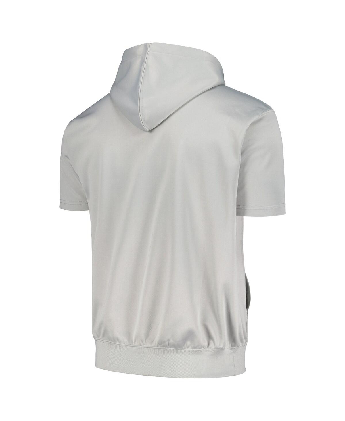 Fanatics Branded Silver Phoenix Suns Big & Tall Logo Pullover Hoodie In Silver
