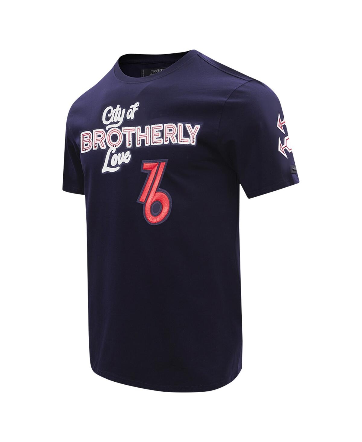 Pro Standard Men's  Navy Philadelphia 76ers 2023 City Edition T-shirt In Navy