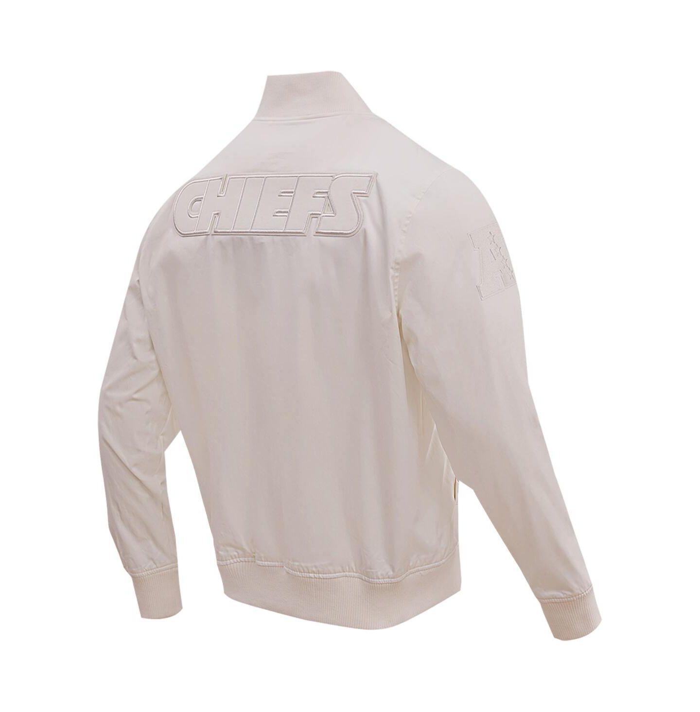 Мужская куртка Pro Standard Cream Kansas City Chiefs Neutral Full-Zip — фото 3