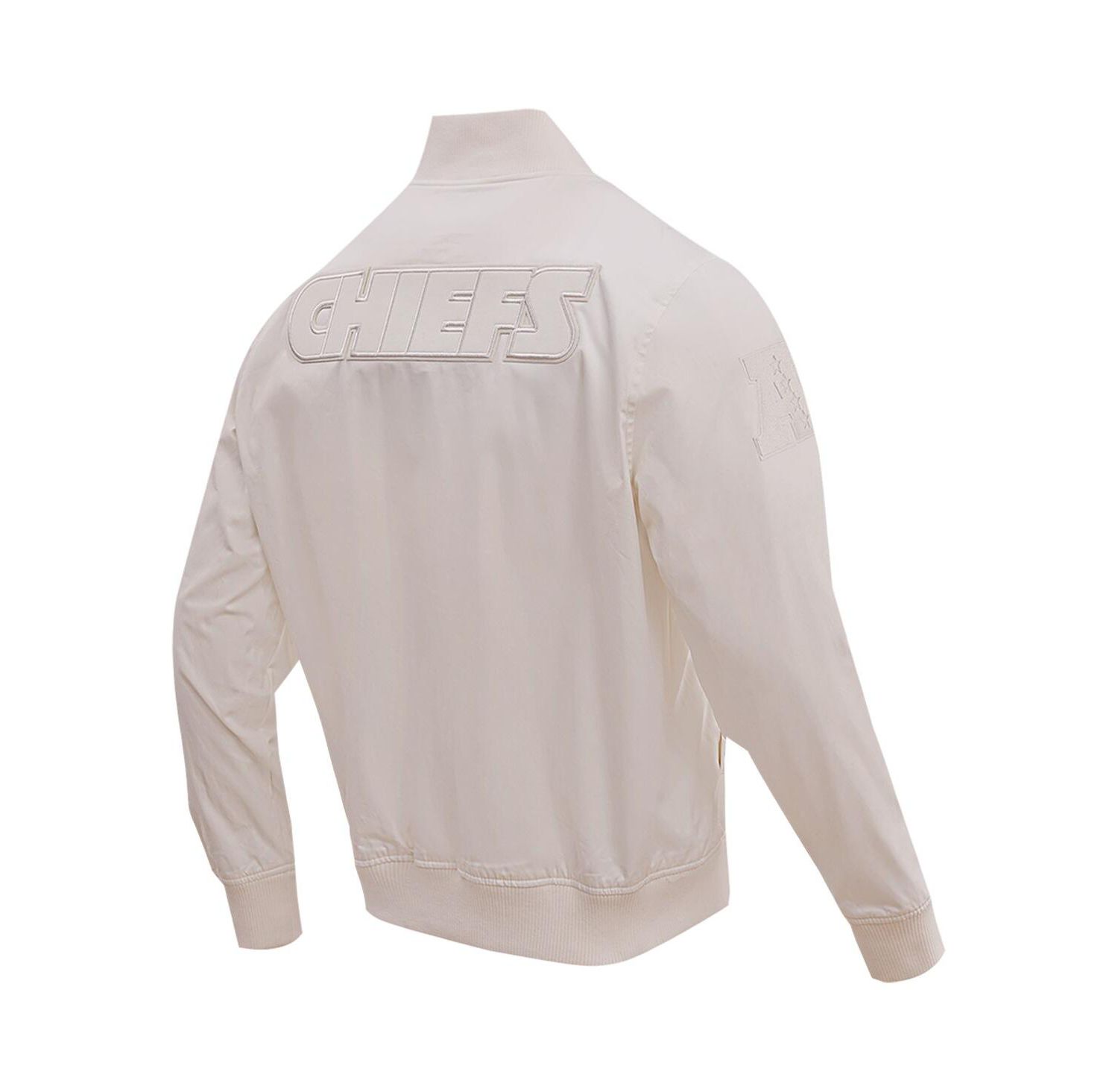 Men's Cream Kansas City Chiefs Neutral Full-Zip Jacket