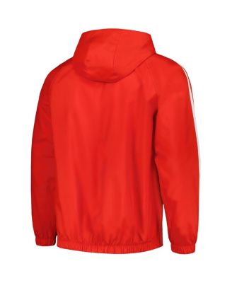adidas Men's Red Bayern Munich 2023/24 DNA Raglan Full-Zip