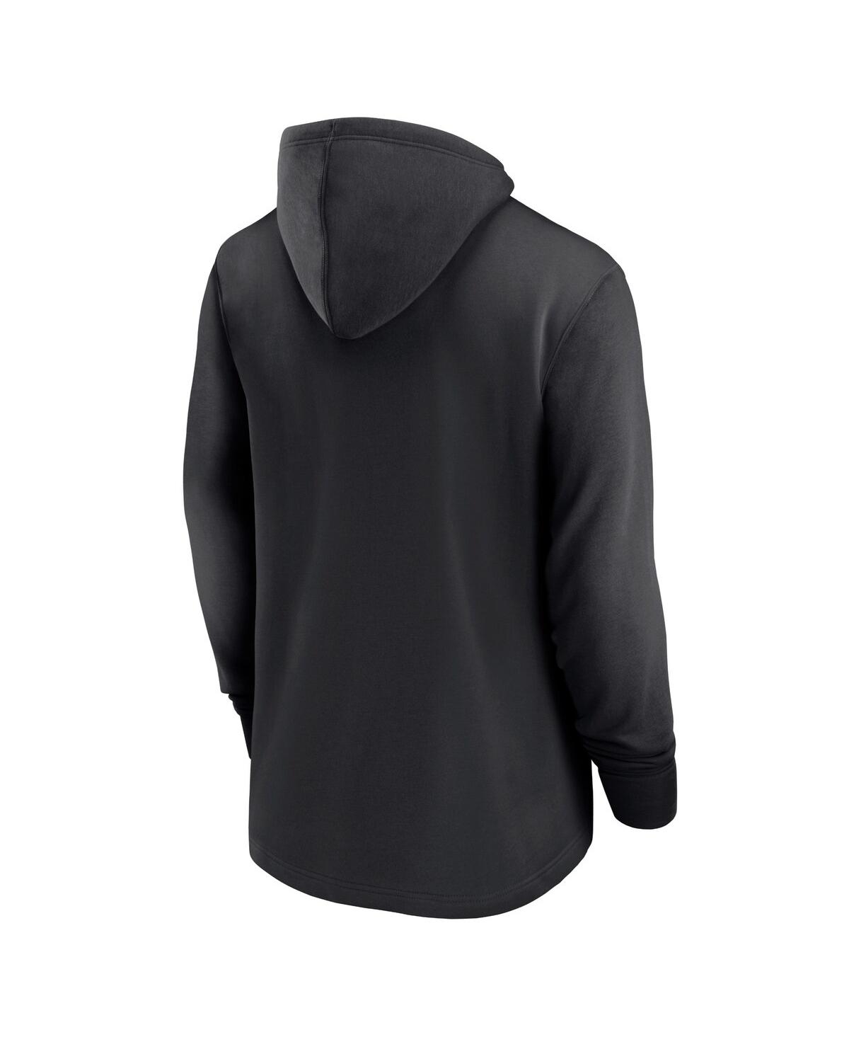 Men's NikeDistressed New Orleans Saints Classic Pullover Hoodie - Black