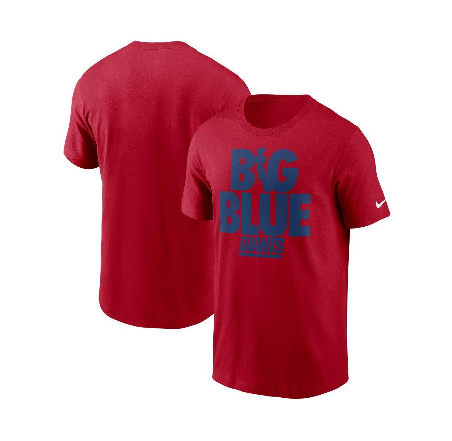 Men's Red New York Giants Hometown Collection Big Blue T-shirt