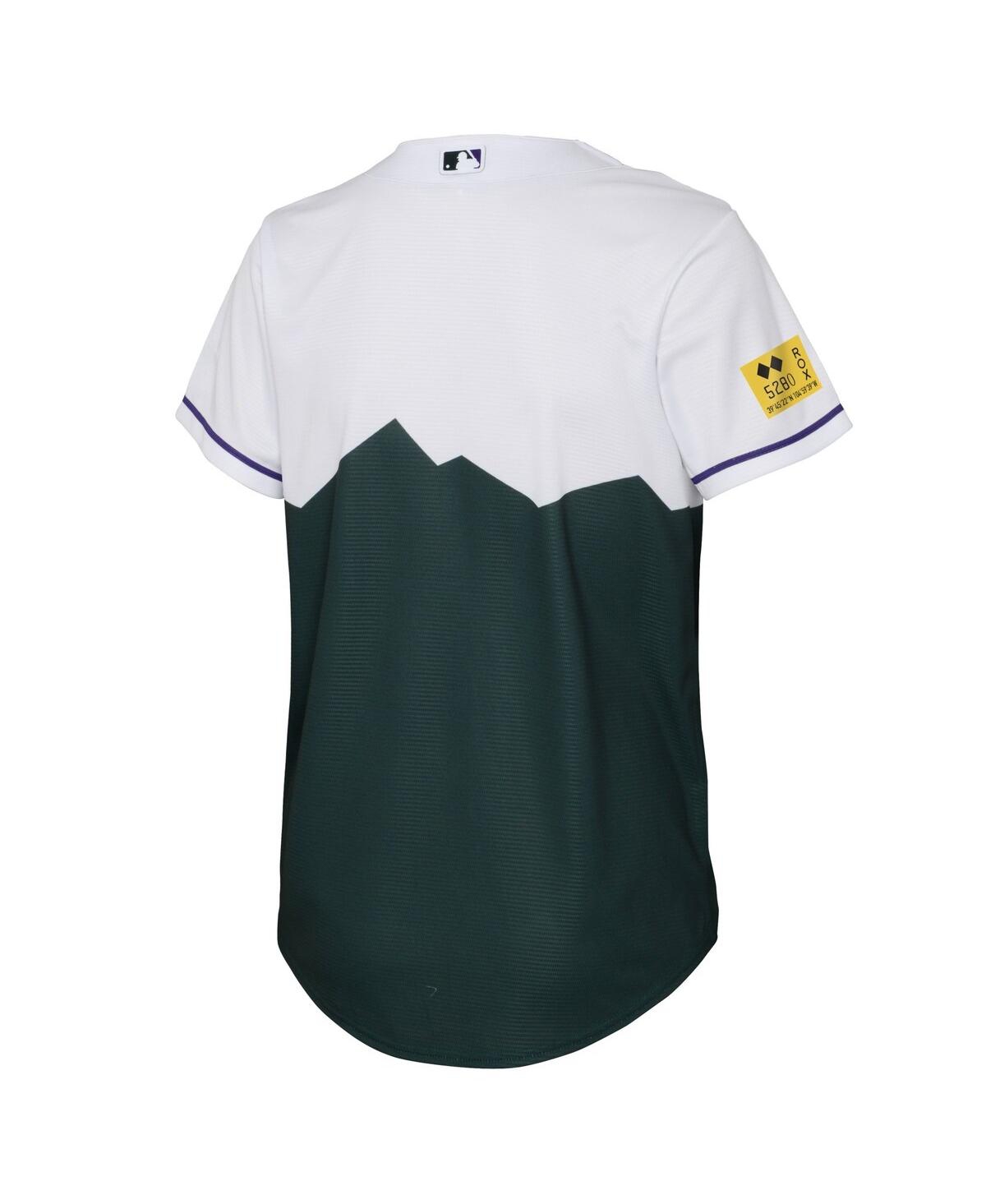 Big Boys NikeColorado Rockies 2022 City Connect Replica Team Jersey - Green