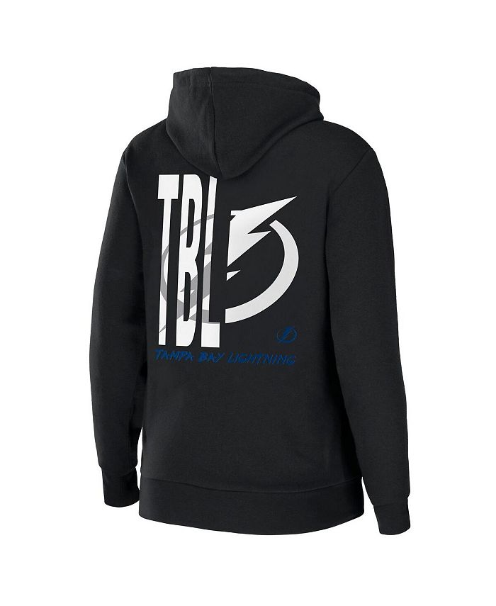 WEAR by Erin Andrews Women's Black Tampa Bay Lightning Sponge Fleece FullZip Hoodie Macy's