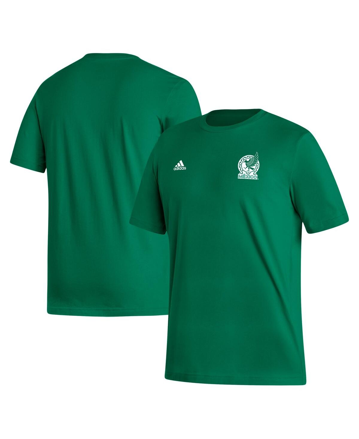 Shop Adidas Originals Men's Adidas Kelly Green Mexico National Team Crest T-shirt