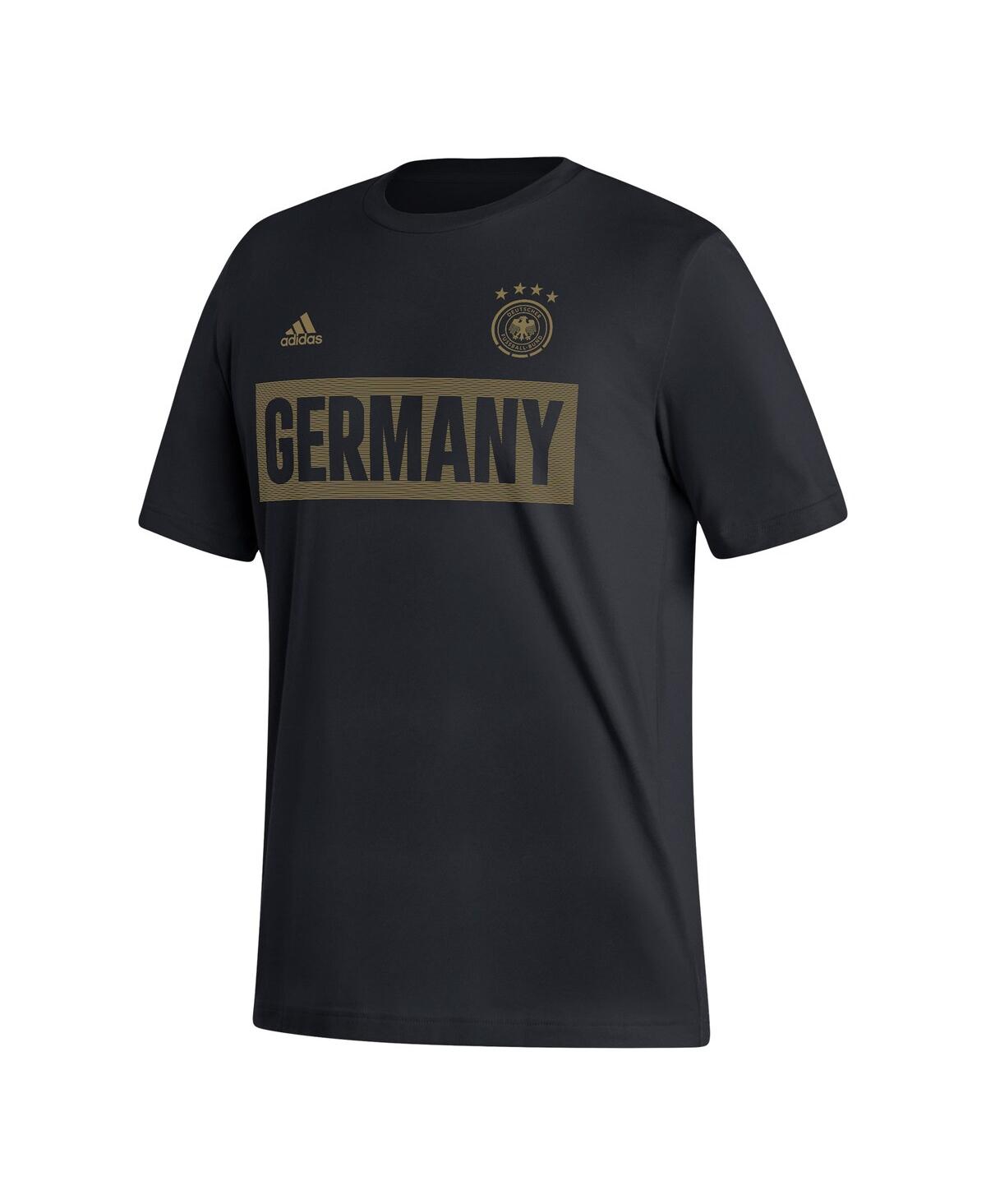 Men's adidasGermany National Team Culture Bar T-shirt - Black