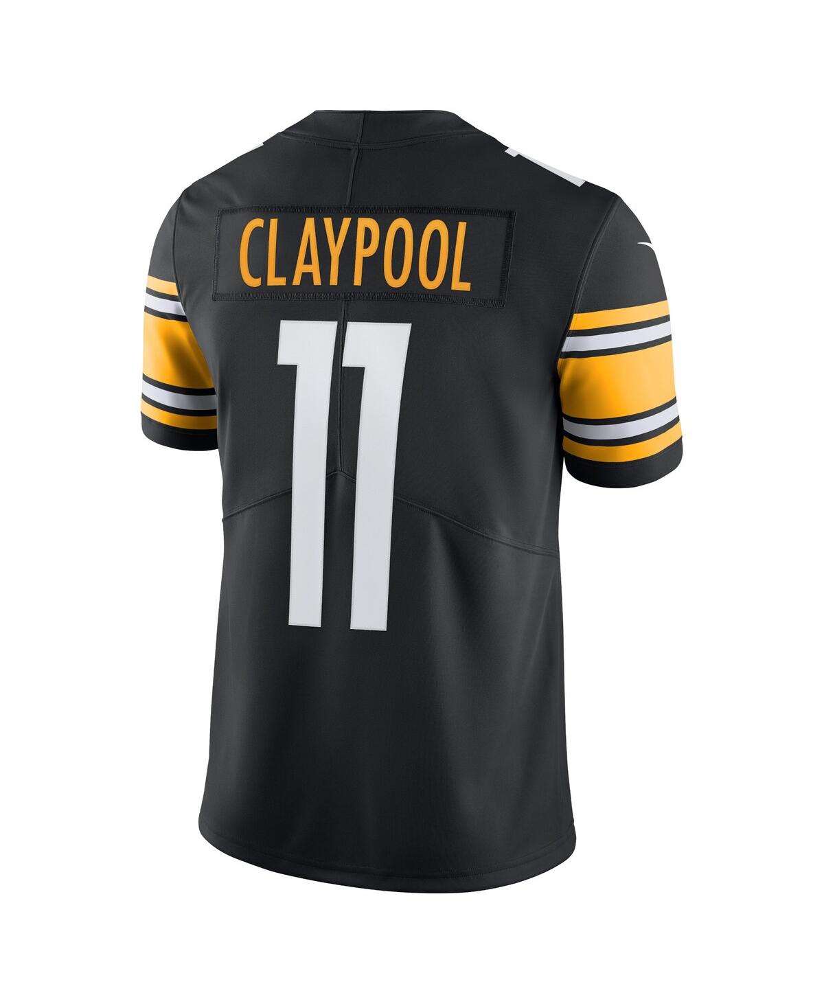 Men's Nike Chase ClaypoolPittsburgh Steelers Vapor Limited Player Jersey - Black