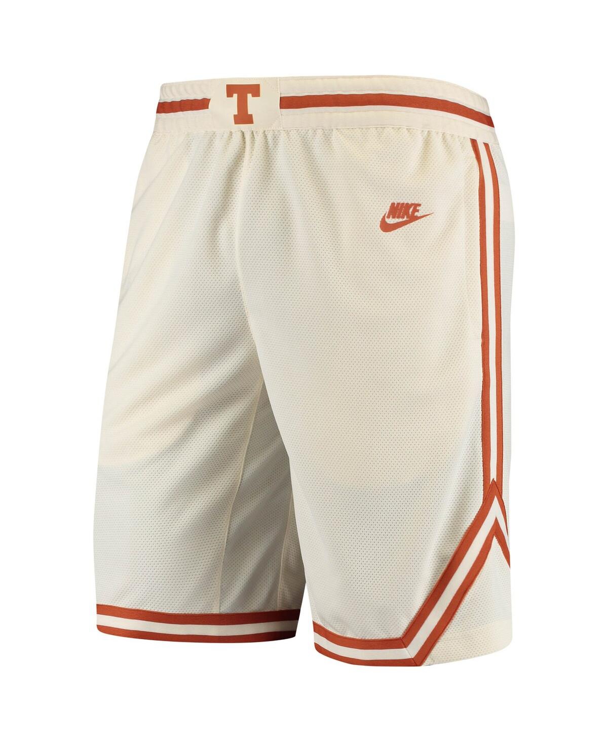 Men's NikeTexas Longhorns Retro Replica Performance Basketball Shorts - Cream