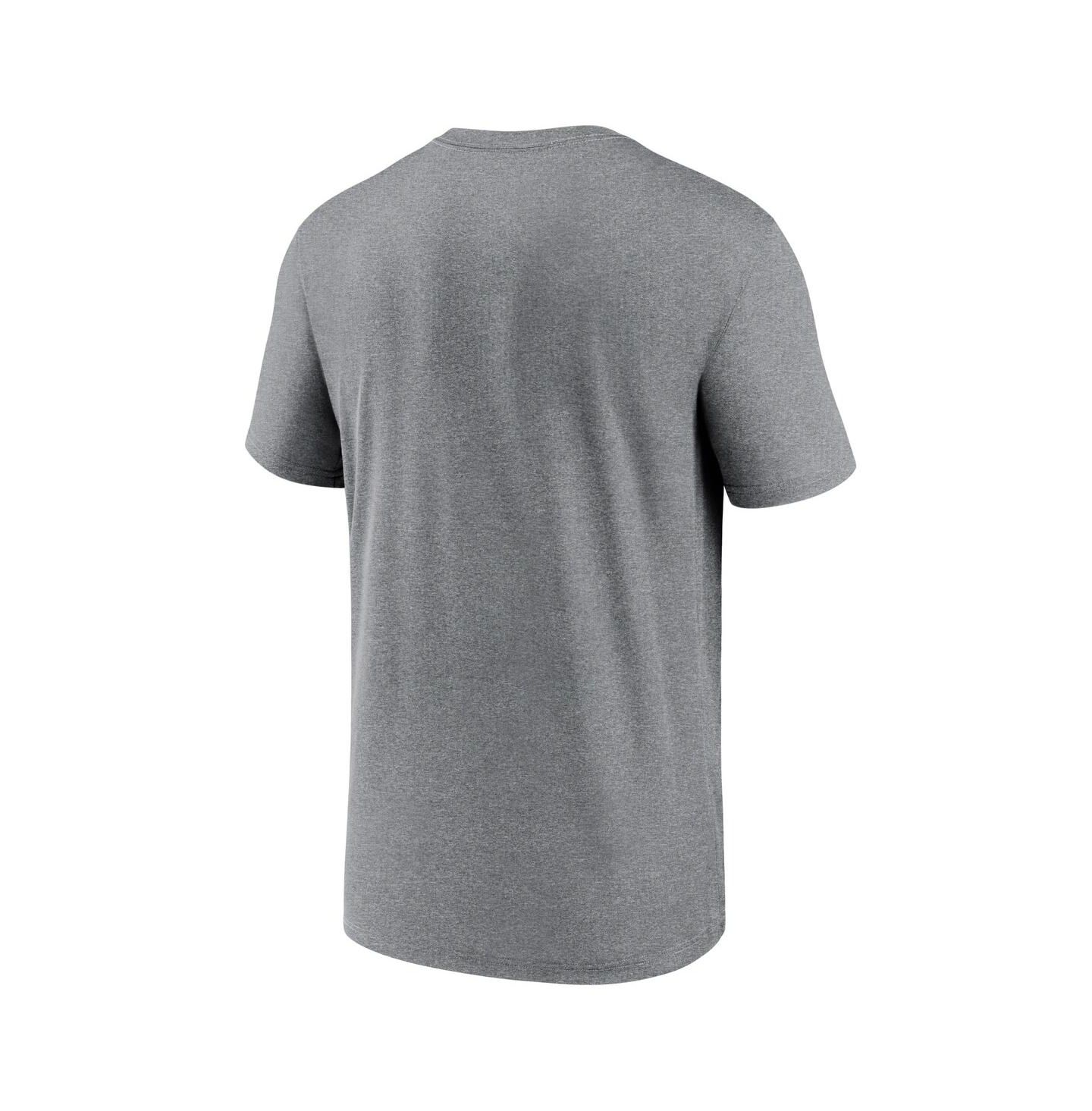 Мужская футболка Nike Heather Gray Kansas City Chiefs Legend Team Shoutout Performance — фото 2