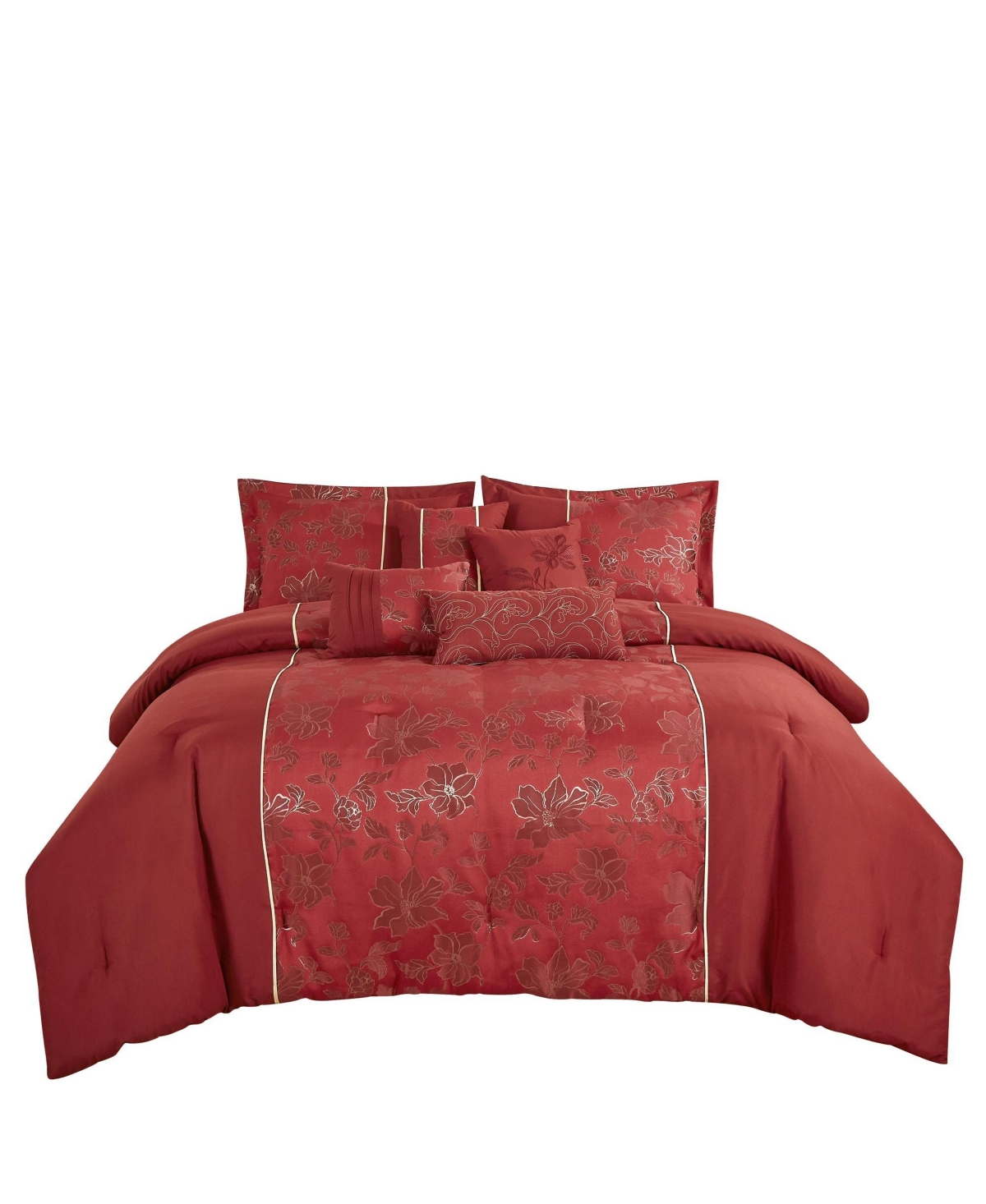 MarCielo 7 Pcs Bedding Comforter Set Dalia -