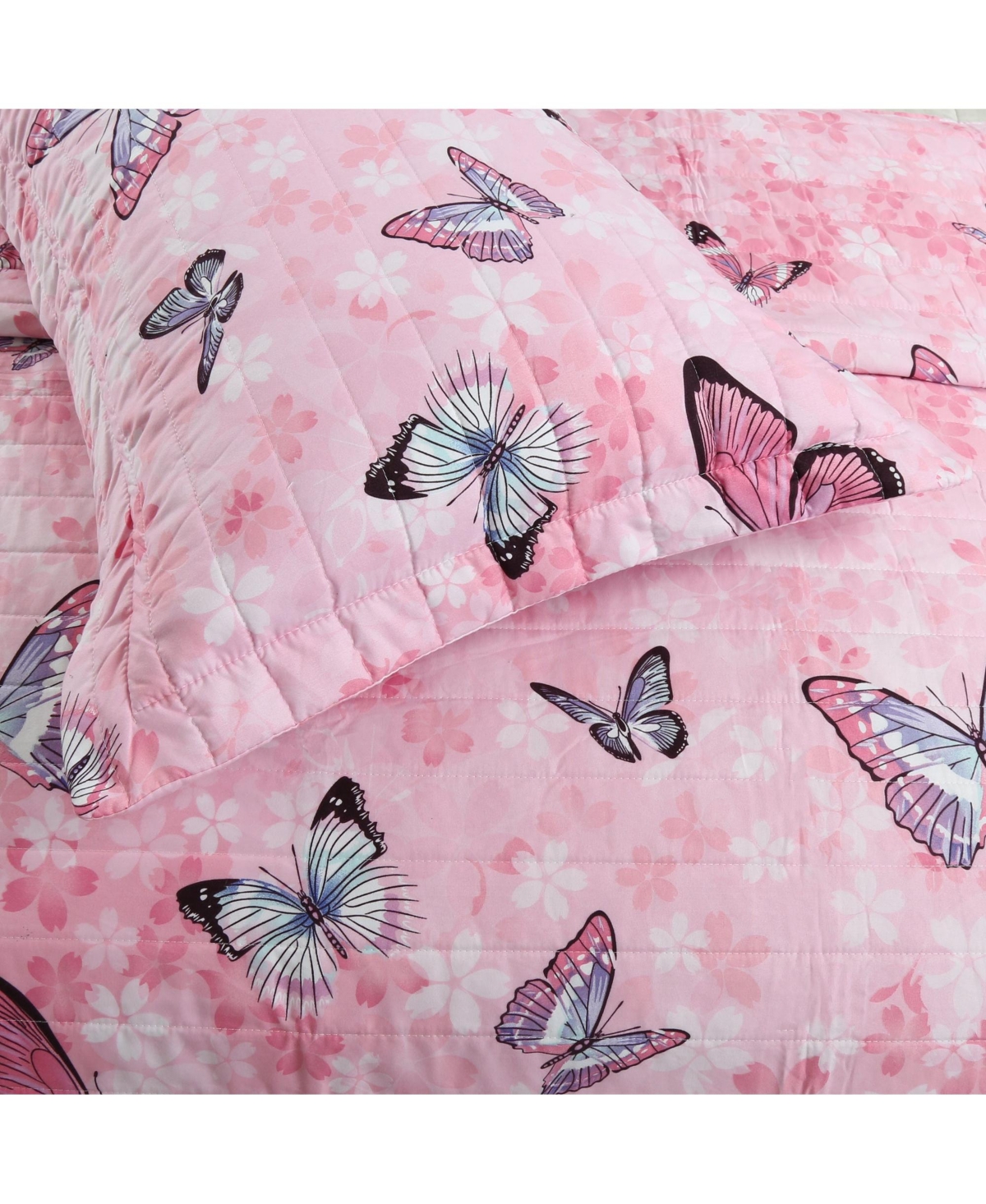 MarCielo Kids Girls Quilt Set Bedspread Coverlet Set A77 - Twin