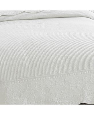 3 PCS 100% Cotton Oversized Bedspread Set Lightweight Quilt Set TG - King