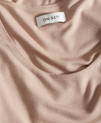 Women's Scoop-Neck Sleeveless Longline Tank Top, Created for Macy's