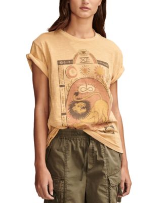 Lucky Brand - Women's Strength Lion Boyfriend T-Shirt