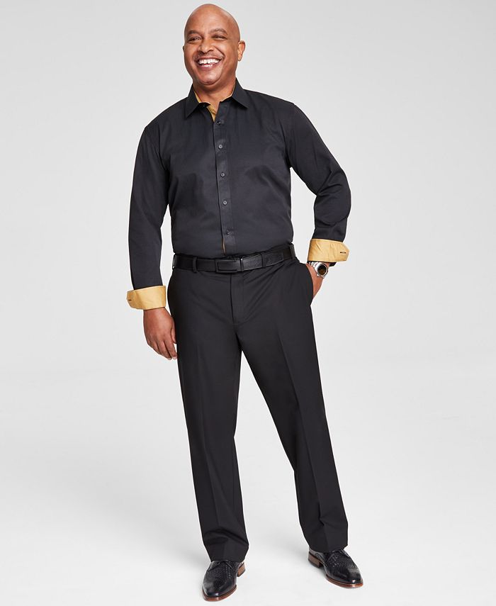 Gold-Brown Tailored to classic fit Dress Shirt main image 1